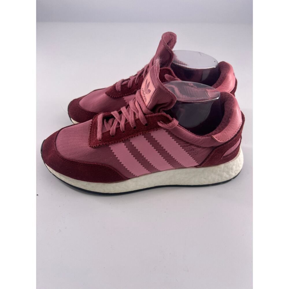 Adidas Super Pop Shoes Womens Size 8 Pink Red Burgundy Sneakers Activewear Y2K
